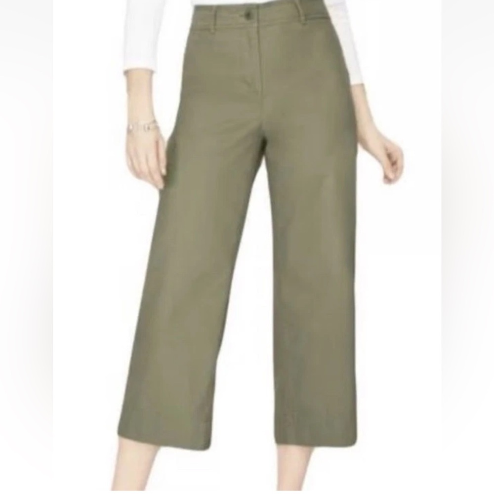 Talbots Dark Green Cropped‎ Pants